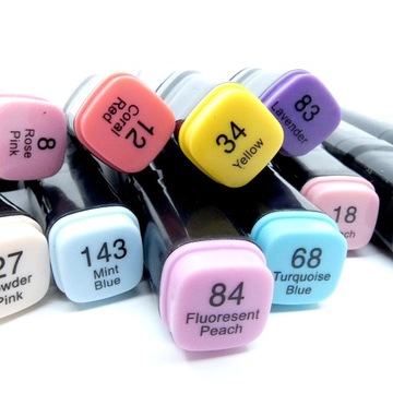 Маркеры АЛКОГОЛЬНЫЕ 168 шт. Маркеры Маркеры ДВУХСТОРОННИЕ Маркеры Набор + сумка