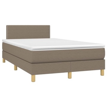 КОНТИНЕНТАЛЬНАЯ КРОВАТЬ С МАТРАСОМ 120X200СМ TAUPE TK