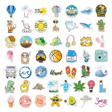 НАБОР НАКЛЕЙКОВ VSCO «ДЕВОЧКА» 450 шт.