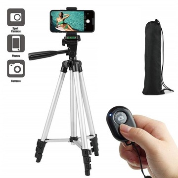 3w1 Statyw 103cm PILOT uchwyt telefon zestaw