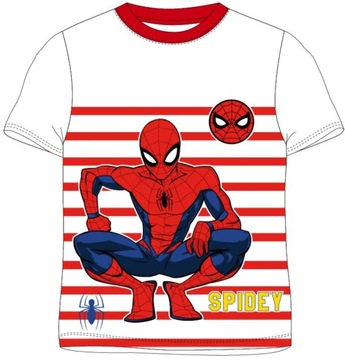 T-shirt chłopięcy SPIDERMAN bluzka bawełna 110