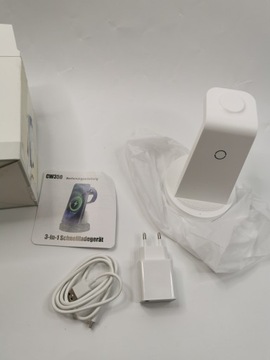 БЕСПРОВОДНОЕ ЗАРЯДНОЕ УСТРОЙСТВО 3 В 1 CW350 ТЕЛЕФОН-ЧАСЫ