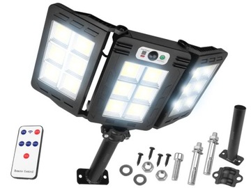 Lampa solarna W786-6 18xCOB czujnk ruchu zmierzchu