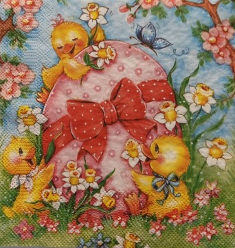 SERWETKA DO DECOUPAGE 33x33cm - W13-1 SZTUKA