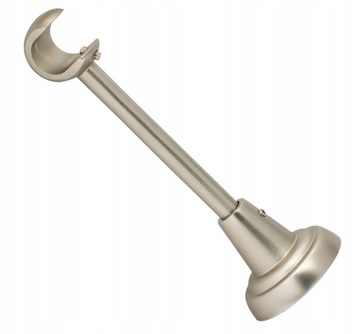 WSPORNIK 16 mm POJEDYNCZY METAL SATYNA KARNISZ