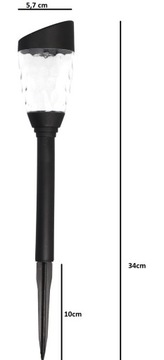 СОЛНЕЧНАЯ СВЕТОДИОДНАЯ ЛАМПА, СВЕРЛЕННАЯ САДОВАЯ ЛАМПА