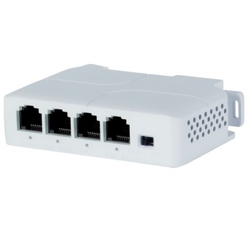 EXTENDER / SWITCH POE 4-PORTOWY 1Poe IN, 3xPoe OUT