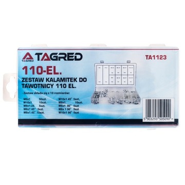 смазочный ниппель KALAMITEK смазочный ниппель KALAMITEK SET 110 шт.