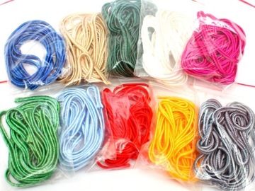 Sznurek SUTASZ jubilerski 3mm MIX 20 metrów