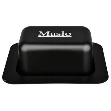 MASELNICZKA MASELNICA STALOWA POJEMNIK NA MASŁO