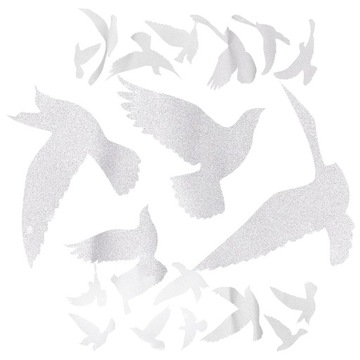 НАКЛЕЙКИ ПРОТИВ СТОЛКНОВЕНИЙ С ПТИЦАМИ НА ОКНА