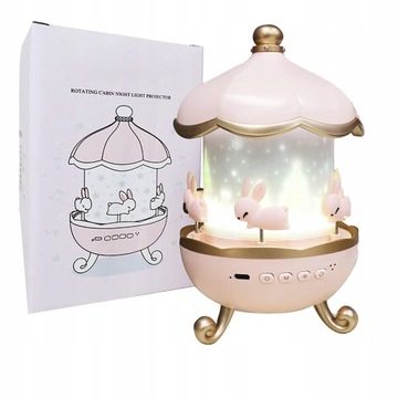 3в1 звездное небо проектор ночник вращающийся