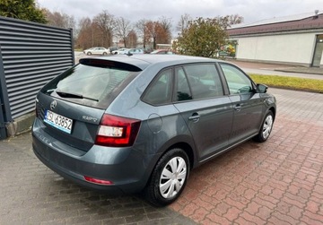 Skoda Rapid II Spaceback 1.4 TSI 125KM 2017 Skoda RAPID Swiezo sprowadzona Zarejestrowana Ubezpieczona 1.4 Benzyna, zdjęcie 4