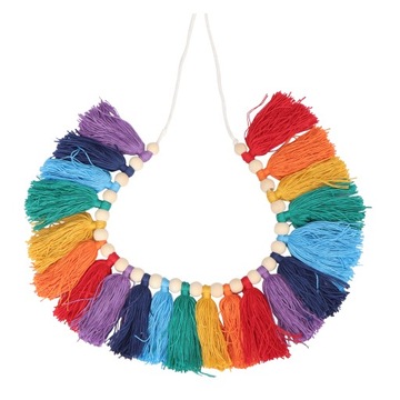 KORALIKI WISZĄCE DEKOR BOHO DECOR GIRLANDA KWIATOWA