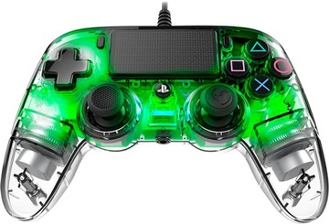 Компактный контроллер NACON для PS4, светящийся зеленым