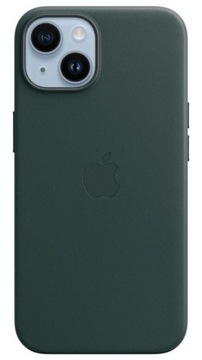Etui Skórzane Apple iPhone 14 MPP53ZM/A Forrest Green MagSafe Zielony