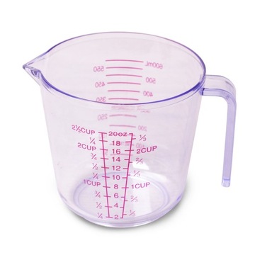 Plastikowy Dzbanek Miarka Kuchenna Kubek 0,6l MK13