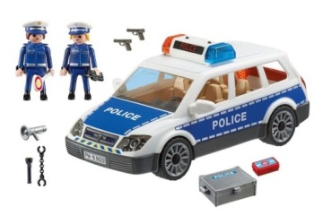PLAYMOBIL БЛОКИРУЕТ ПОЛИЦЕЙСКУЮ АВТОМОБИЛЬ 6920