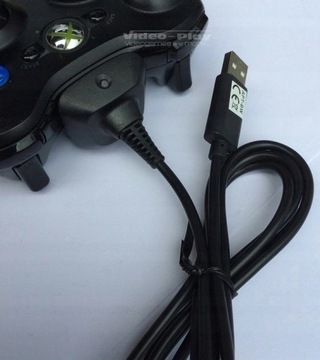 Kabel Play Charge + bateria 4800mAh pada XBOX 360 * Ładuj akumulator i graj