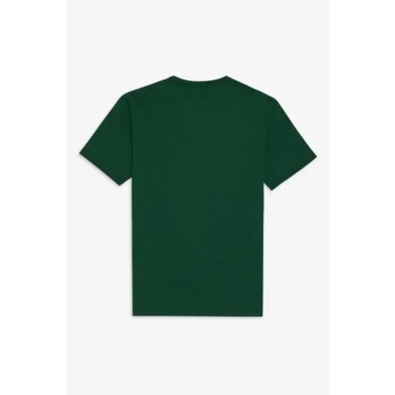 FRED PERRY CIEMNOZIELONY T-SHIRT HAFT (XS)