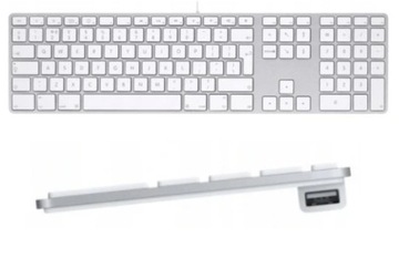 Klawiatura membranowa USB APPLE KEYBOARD A1243 QWERTY PL (SPOLSZCZONA)
