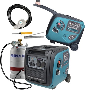 AGREGAT GENERATOR AVR LPG/BENZYNA 230V KS4000iEG S
