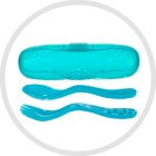 Canpol Zestaw sztućców dla dzieci w etui