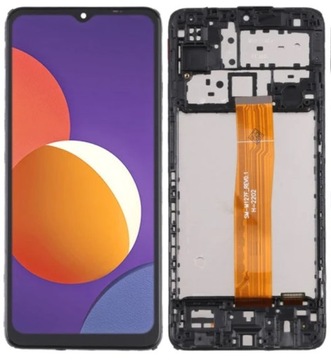 Oryginalny wyświetlacz LCD do Samsung Galaxy M12 SM-M127 IPS Ramka czarna
