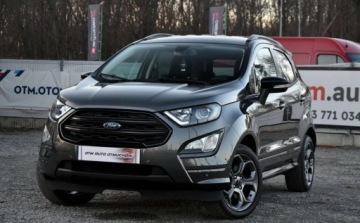 Ford Ecosport II SUV Facelifting 1.0 EcoBoost 125KM 2019 Ford EcoSport ST-line Idealny LED skora ALCANTARA navi. Benzyna 125KM, zdjęcie 7