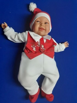 MIKOLAJ КОМПЛЕКТ ИЗ 4 ПРЕДМЕТОВ: БОДИ+ШАПКА+БРЮКИ+ТУФЛИ 68