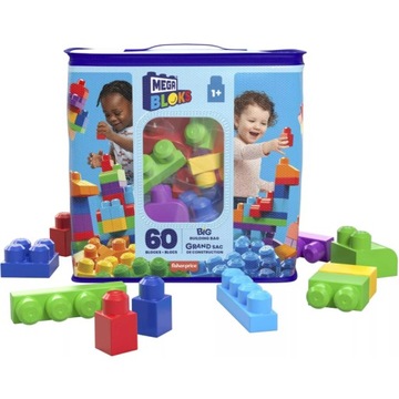 FISHER PRICE KLOCKI MEGA BLOKS 60 ELEMENTÓW 1+