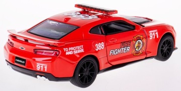 МОДЕЛЬ CAMARO ZL1 STRAŻ 388 МЕТАЛЛ 1:38 KINSMART