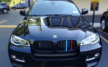 РЕШЕТКА ДЛЯ ПОЧЕК BMW X6 E71 2007-2014 М-цвет М-ПАКЕТ