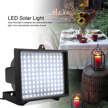 Lampa słoneczna LED 108 do domu, ogrodu, podwórka, znak firmowy, TL
