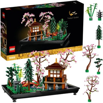 KLOCKI LEGO ICONS ZACISZNY CICHY OGRÓD JAPOŃSKI PREZENT DLA DOROSŁEGO
