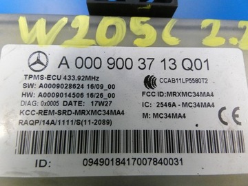 MERCEDES C W205 W253 W213 MODUL TLAKU PNEUMATIKA