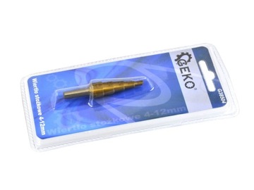 СВЕРЛО С КОНУСОМ HSS, 4–12 мм GEKO