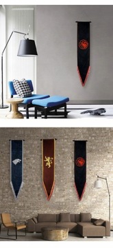 Декоративный подвесной флаг «Игра престолов» 168см.