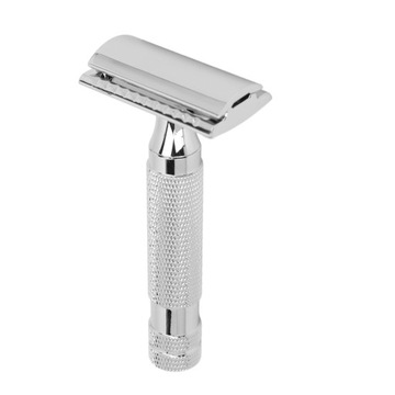 Безопасная машинка для стрижки бороды, ручка с двойными краями, ручной резак для обрезки бороды для мужчин