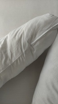 Подушка для беременных + два покрытия - листья - серая вафля