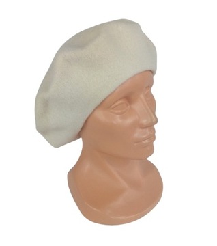 250 BERET FEZKO KREMOWY rozm. 11,5