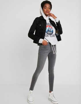 VERO MODA SPODNIE JEANSOWE SZARE XS/32 1AAT