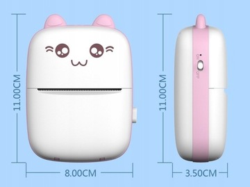 МИНИ-ПРИНТЕР ТЕРМОЭТИКЕТОК DRUKUŚ ПОРТАТИВНЫЙ РОЛИКОВЫЙ INFINITE INK R