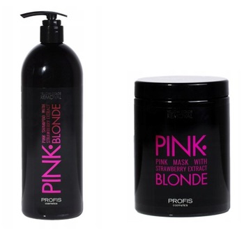PROFIS PINK BLONDE zestaw różowa truskawka 1000ml