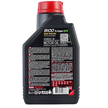 Motul 8100 X-Clean EFE 5W30 C2/C3 505.01 Dexos2 1л