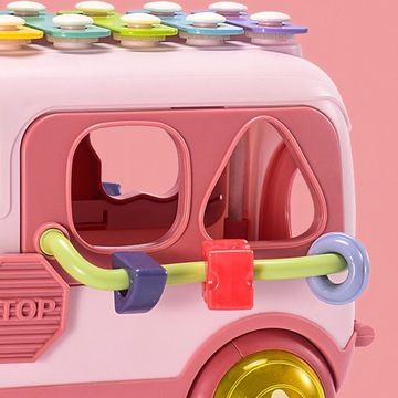 ИНТЕРАКТИВНЫЙ СОРТИРОВЩИК АВТОБУСОВ CULMULARS ПОГРЕМЧИ розовый