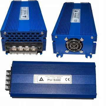 PRZETWORNICA PODWYŻSZAJĄCA NAPIĘCIE 12V 24V 500W