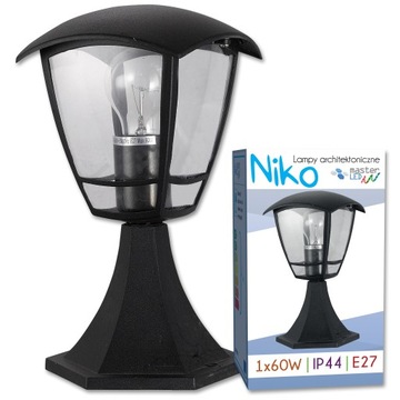 Lampa LED Ogrodowa stojąca zewnętrzna lampion E27