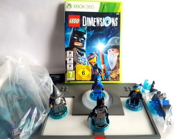 LEGO DIMENSIONS + 4 FIGURKI + KLOCKI - JAK NOWA !