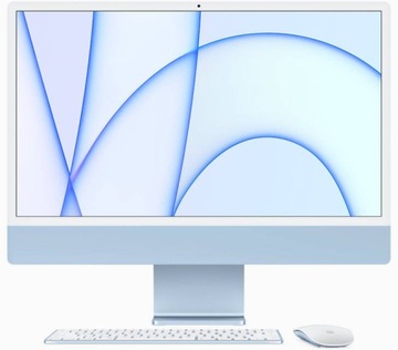 Komputer Apple iMac MGPK3LL/A 8/256 GB niebieski